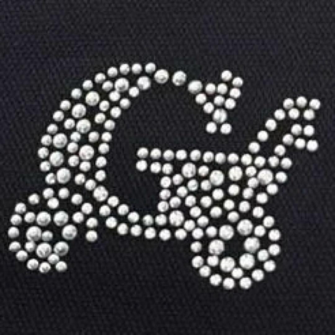 【極美品】ラッセルノ ボタンダウンシャツ サイズ5(L 相当）スタッズ 黒