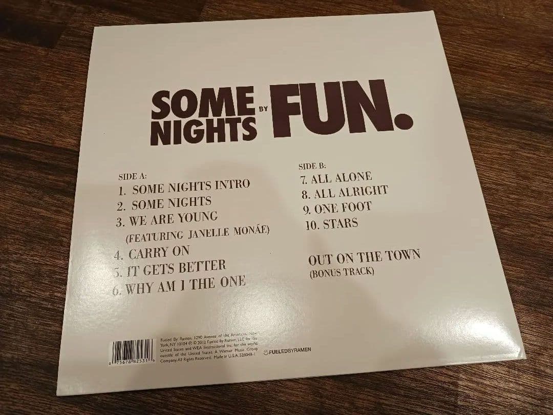 FUN. / SOME NIGHTS《レコード》1LP