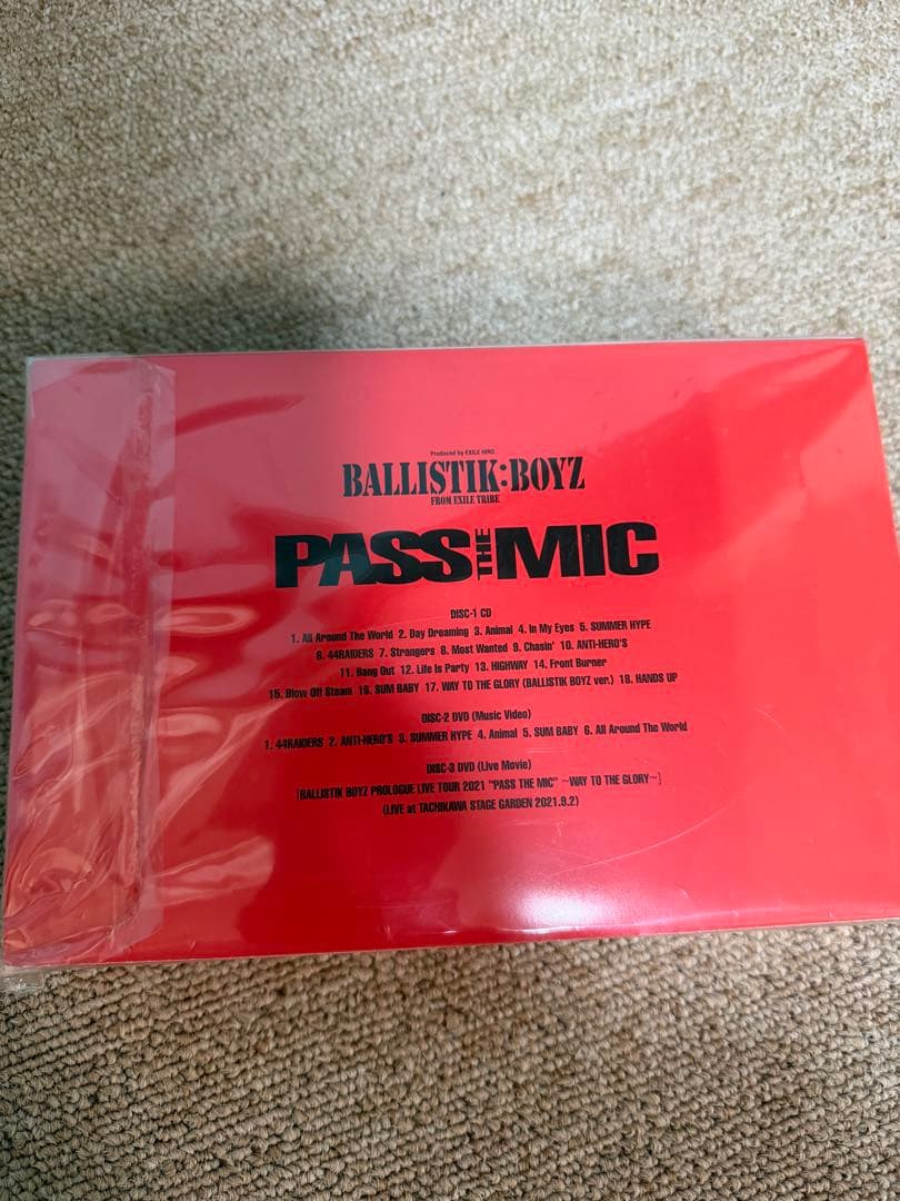 邦楽 BALLISTIK BOYZ PASS THE MIC CD +2DVD