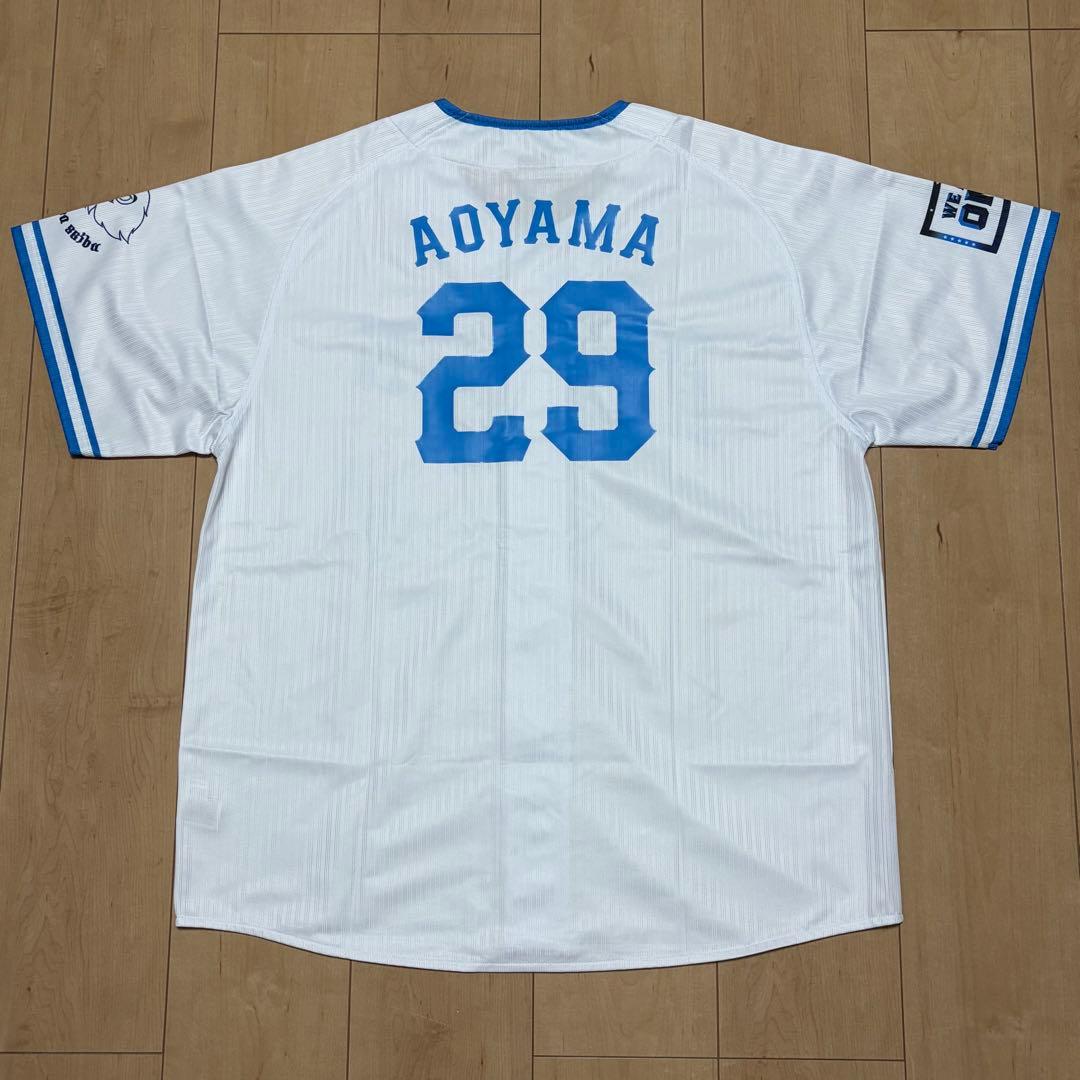 埼玉西武ライオンズ　青山美夏人　ブルーシリーズ　レプリカユニフォーム　Lサイズ