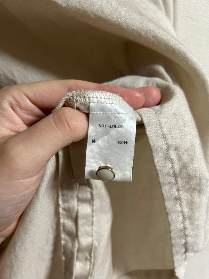 foufou フーフー high neck dress shirts シャツ