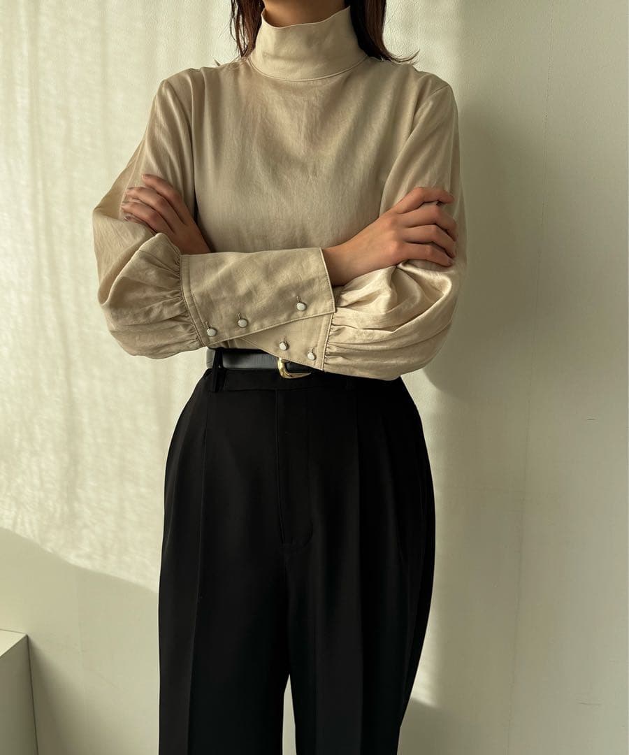 foufou フーフー high neck dress shirts シャツ