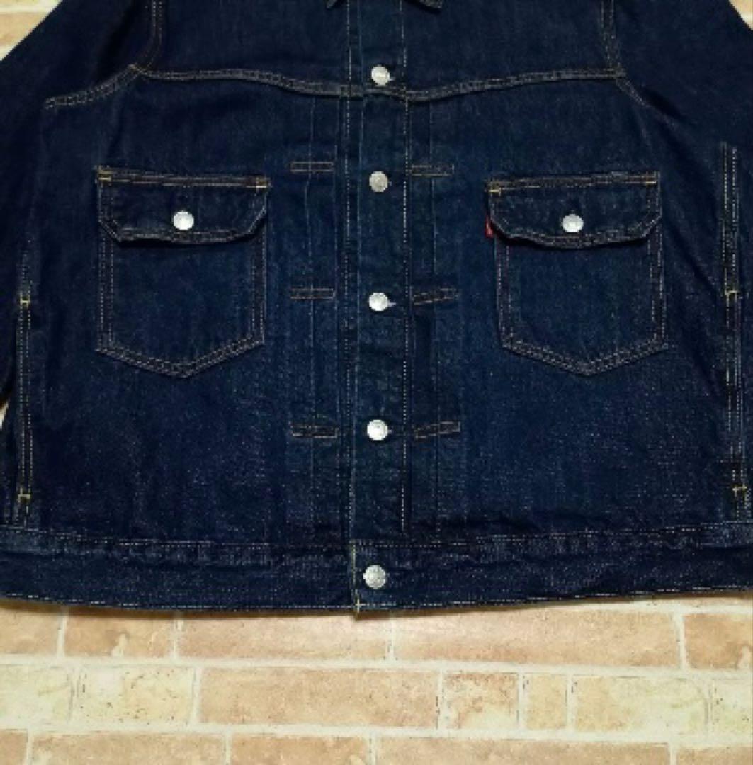 【極美品】リーバイス　2nd リラックスフィット　デニムジャケット　濃紺　Ｌ