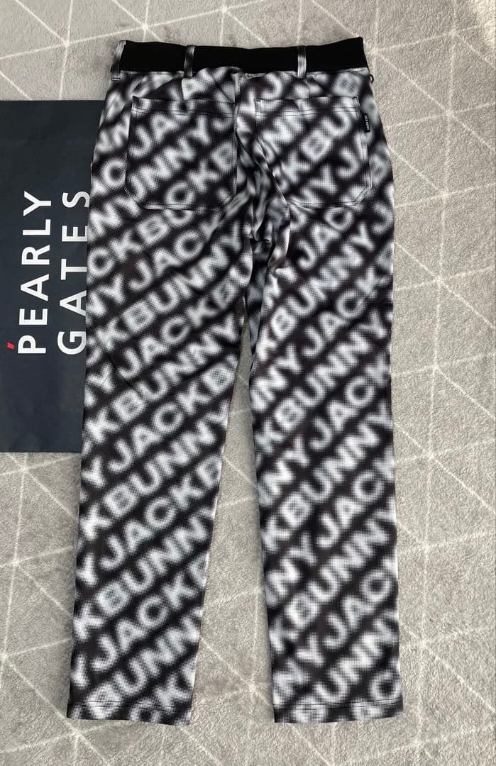 新品 パーリーゲイツ ジャックバニー エアシャット裏フリース防風パンツ(5)L