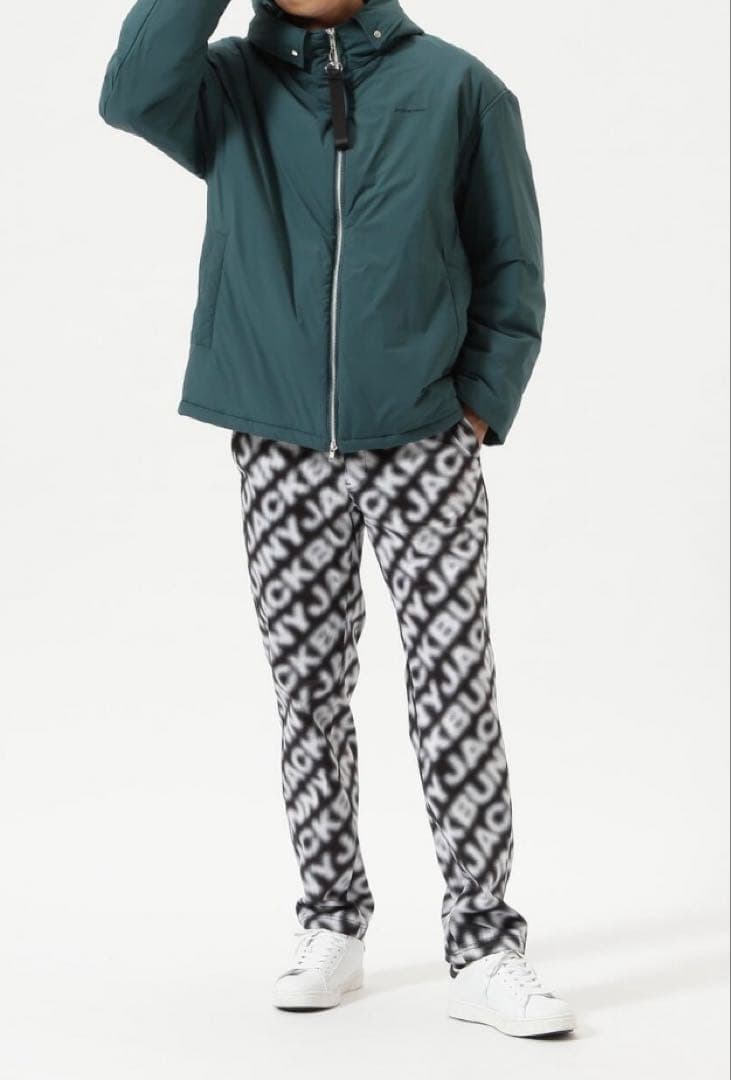 新品 パーリーゲイツ ジャックバニー エアシャット裏フリース防風パンツ(5)L