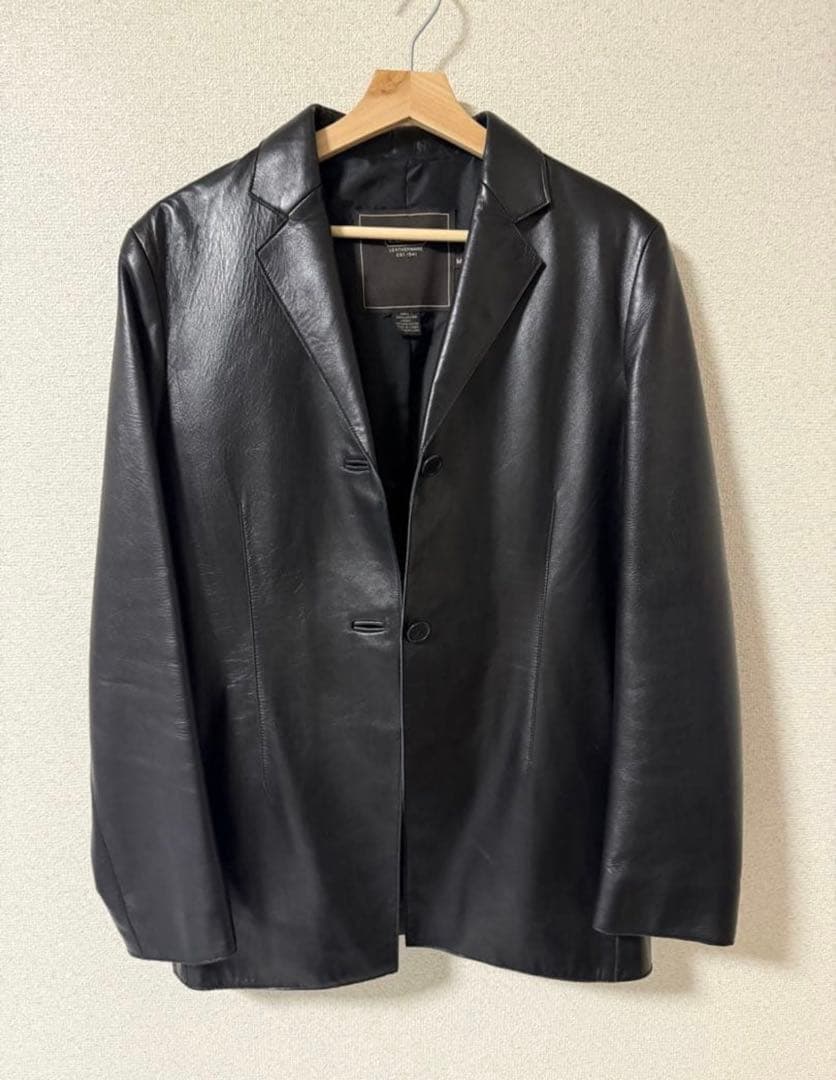 COACH 黒 レザー ジャケット M