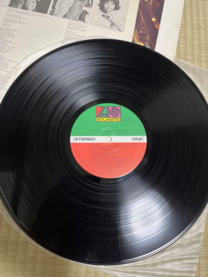 アレサ・フランクリン　帯付LPレコード　2枚セット　ソウル　vinyl 国内盤