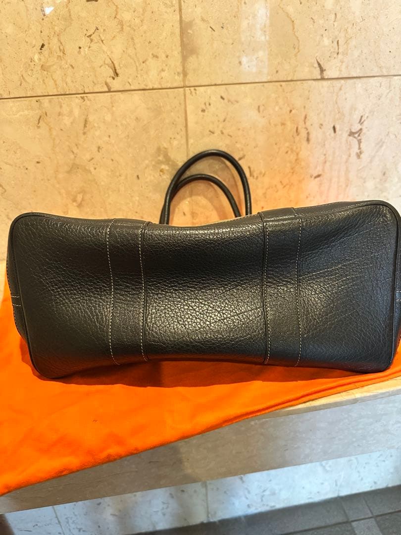 HERMES エルメス ガーデンパーティーベージュ/ブラック　良品
