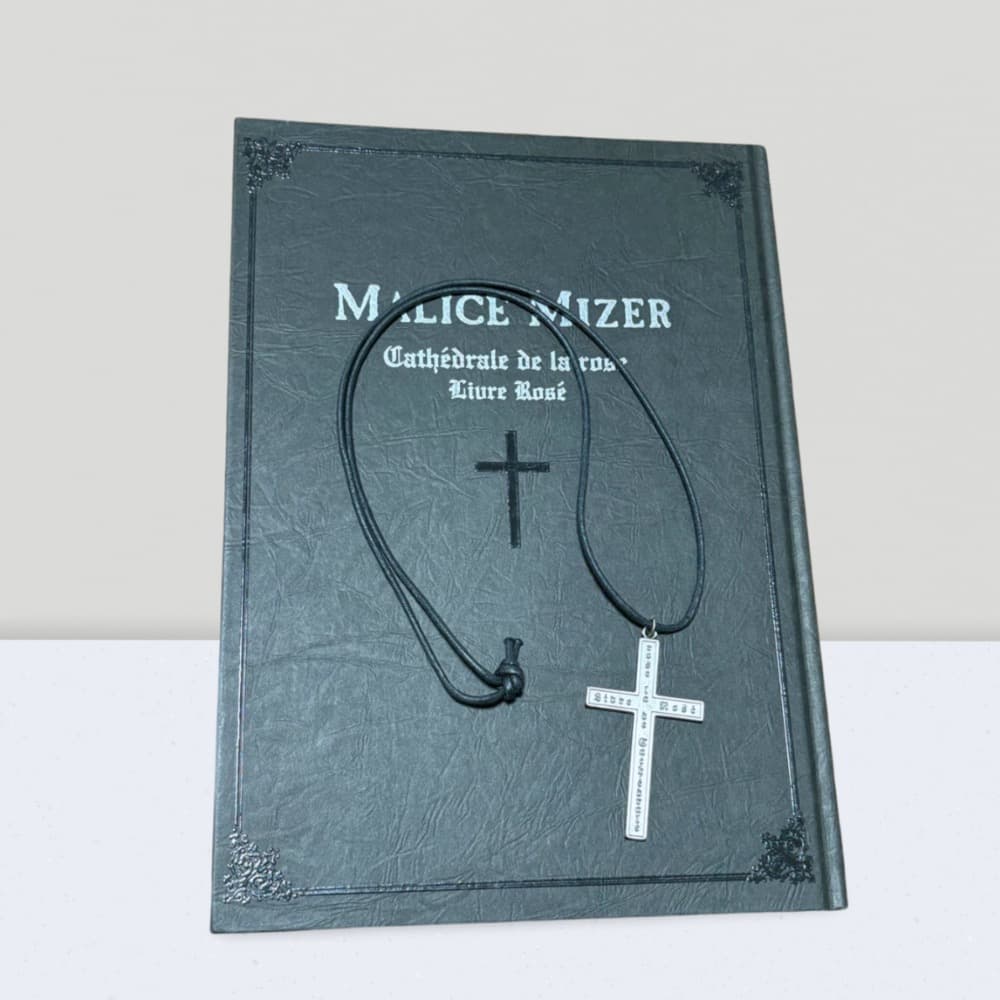 MALICE MIZER 薔薇の聖典 写真集 十字架ペンダント【限定生産】