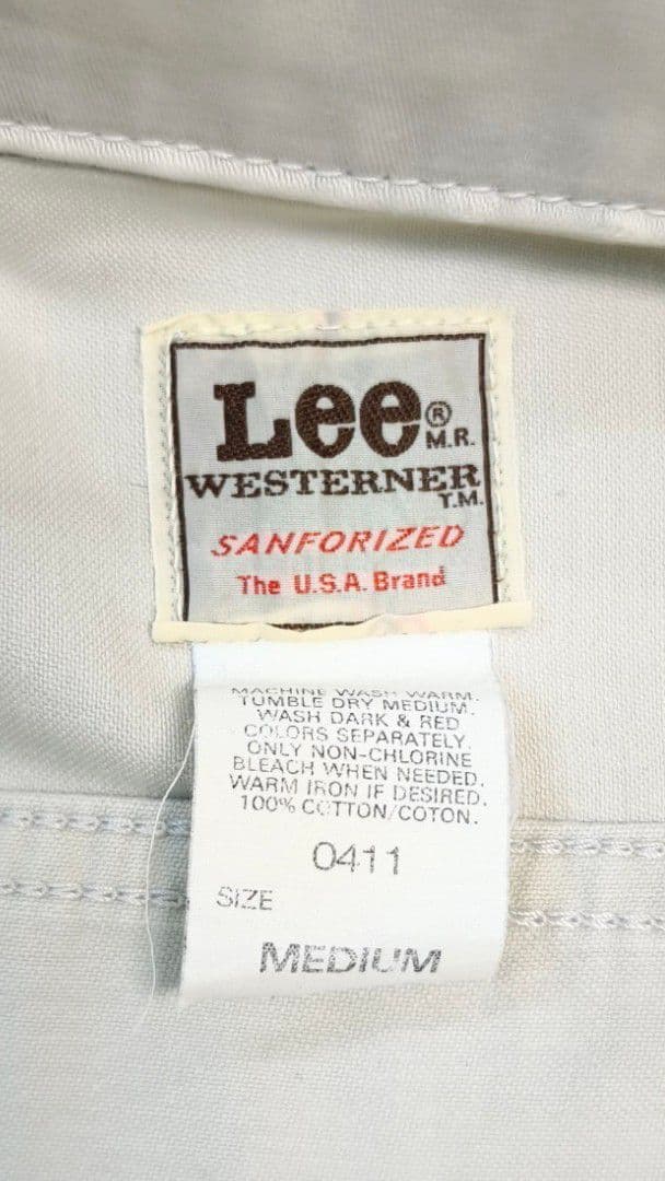 Lee WESTERNER ウエスターナー 100-J 復刻 ジャケット M