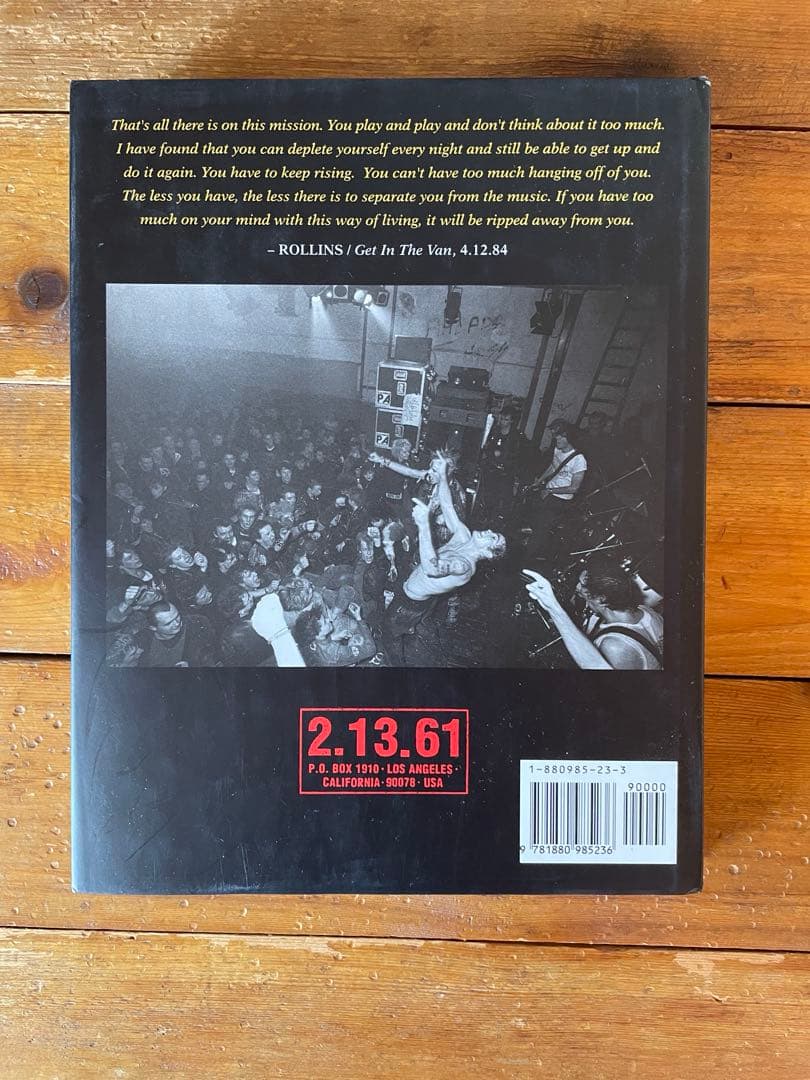 洋書 HENRY ROLLINS GET IN THE VAN