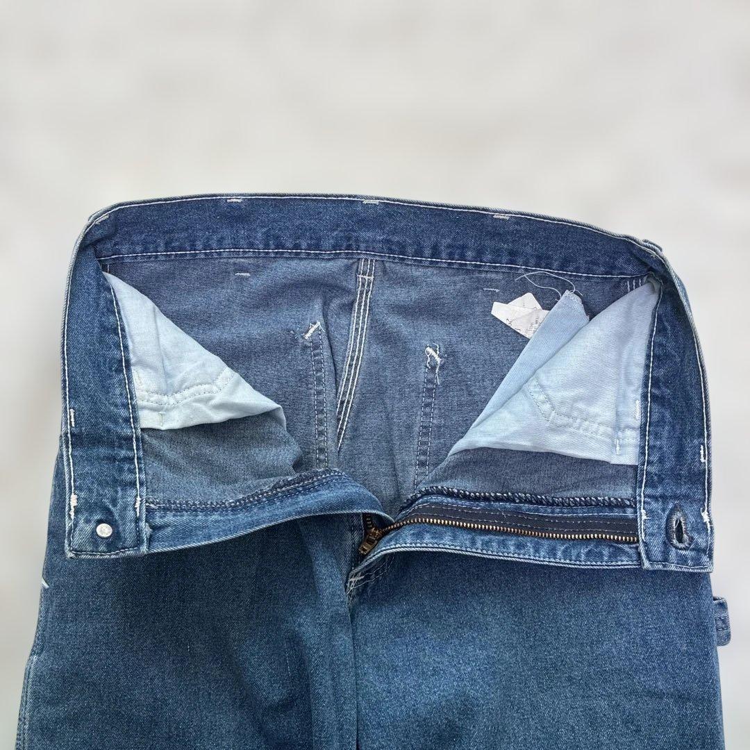【希少】80s USA製 Carhartt ペインターパンツ デニム 訳あり