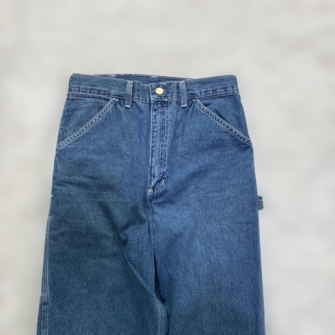 【希少】80s USA製 Carhartt ペインターパンツ デニム 訳あり