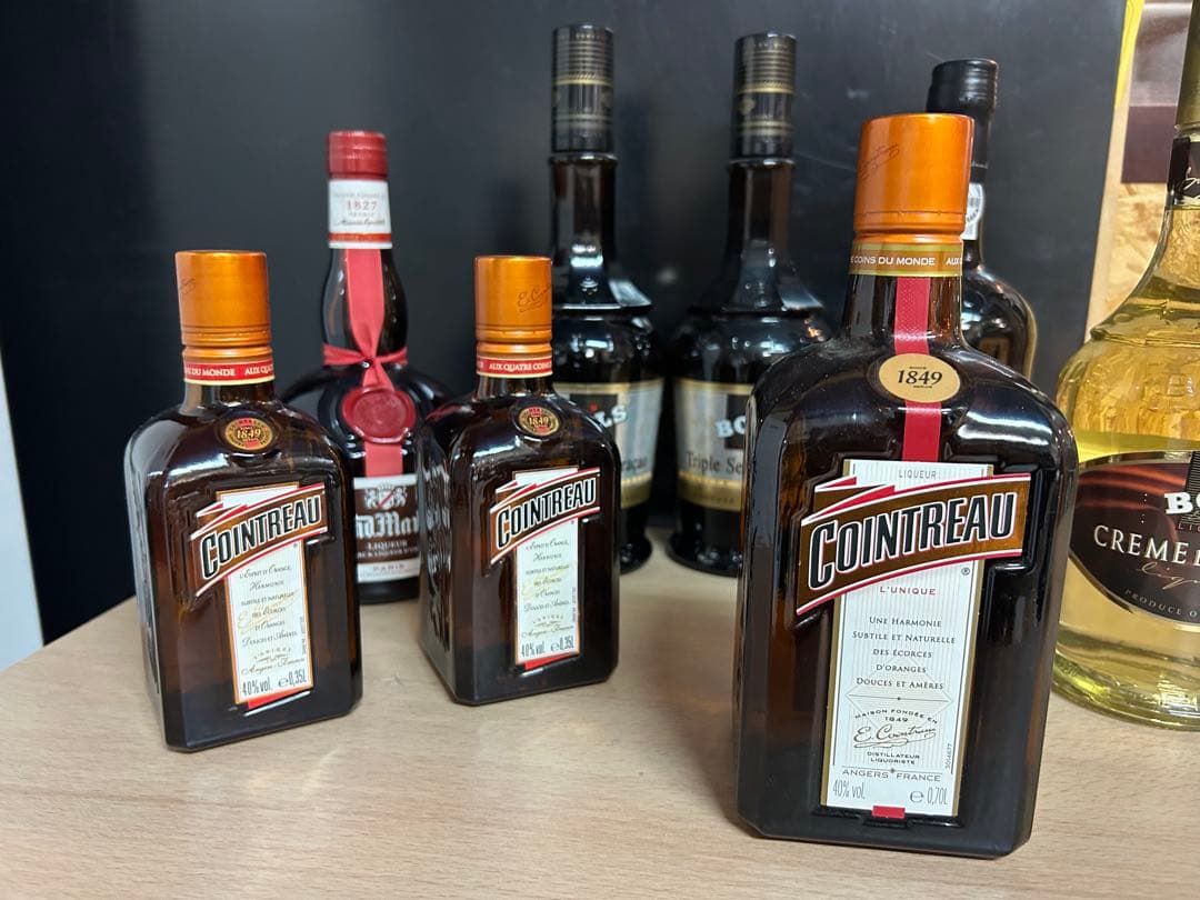 未開封 COINTREAU BOLS お酒　果実酒　まとめてセット　キュール