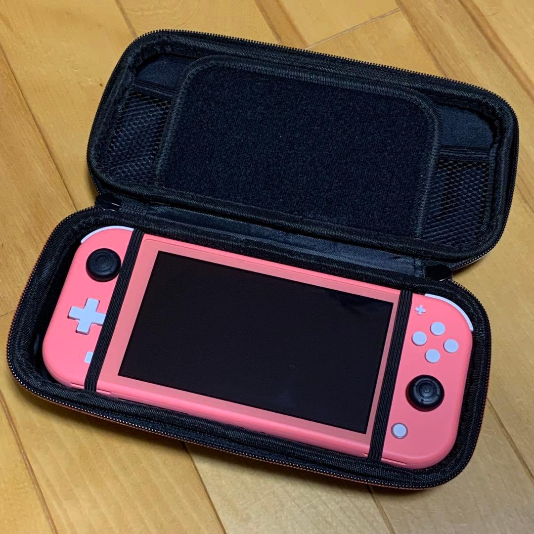 限定値下げ中switch lite本体、充電器、ケース3点セット