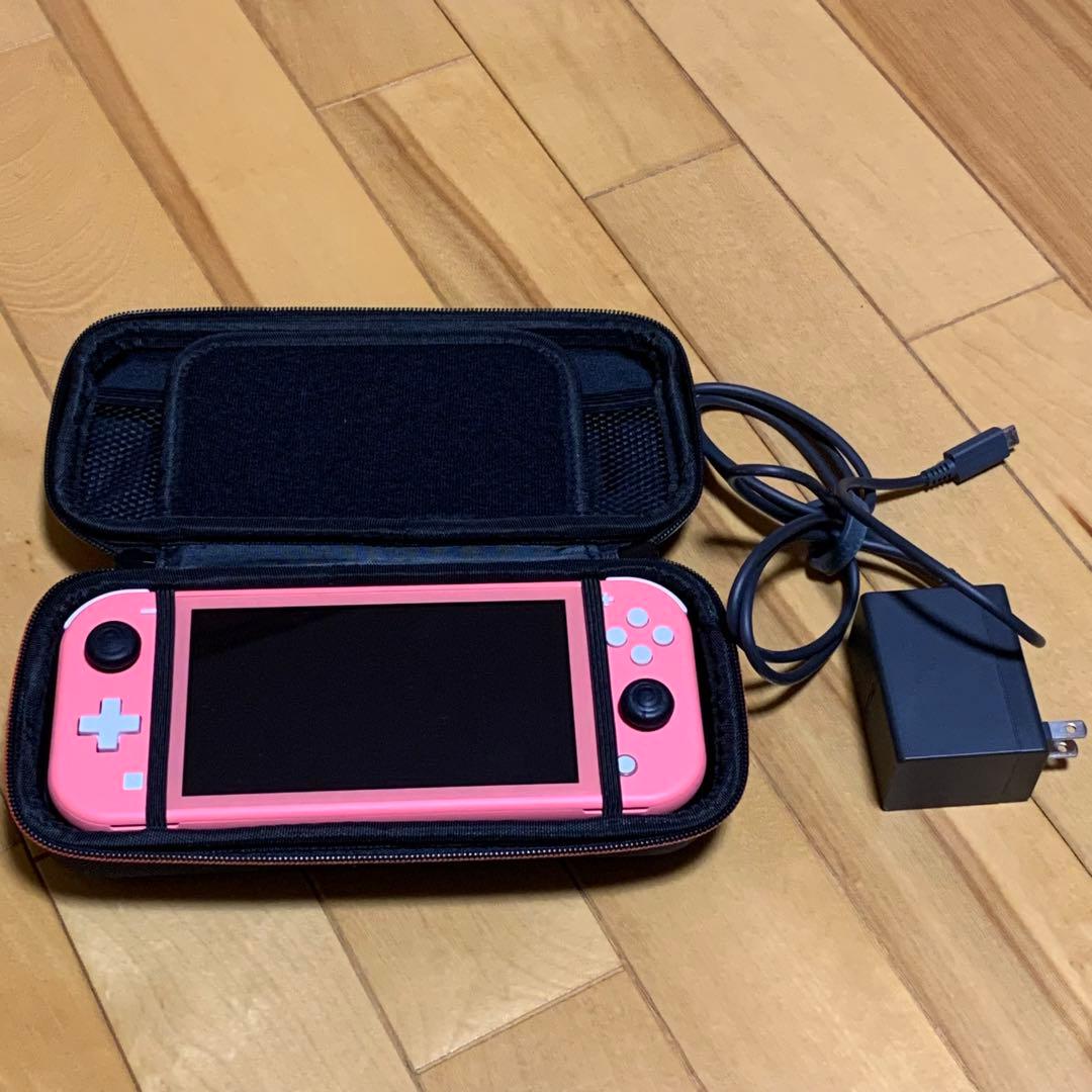 限定値下げ中switch lite本体、充電器、ケース3点セット