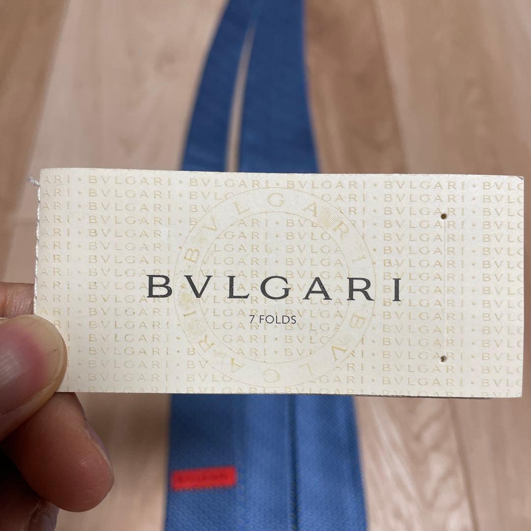 【極美品】BVLGARI ブルガリ ネクタイ セッテピエゲ 7 FOLDS最高級