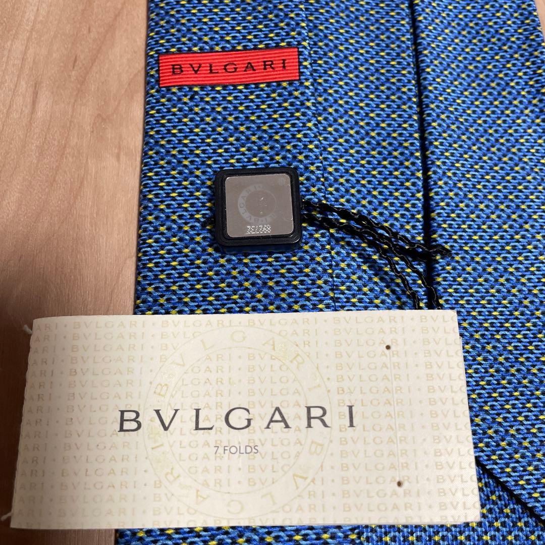 【極美品】BVLGARI ブルガリ ネクタイ セッテピエゲ 7 FOLDS最高級