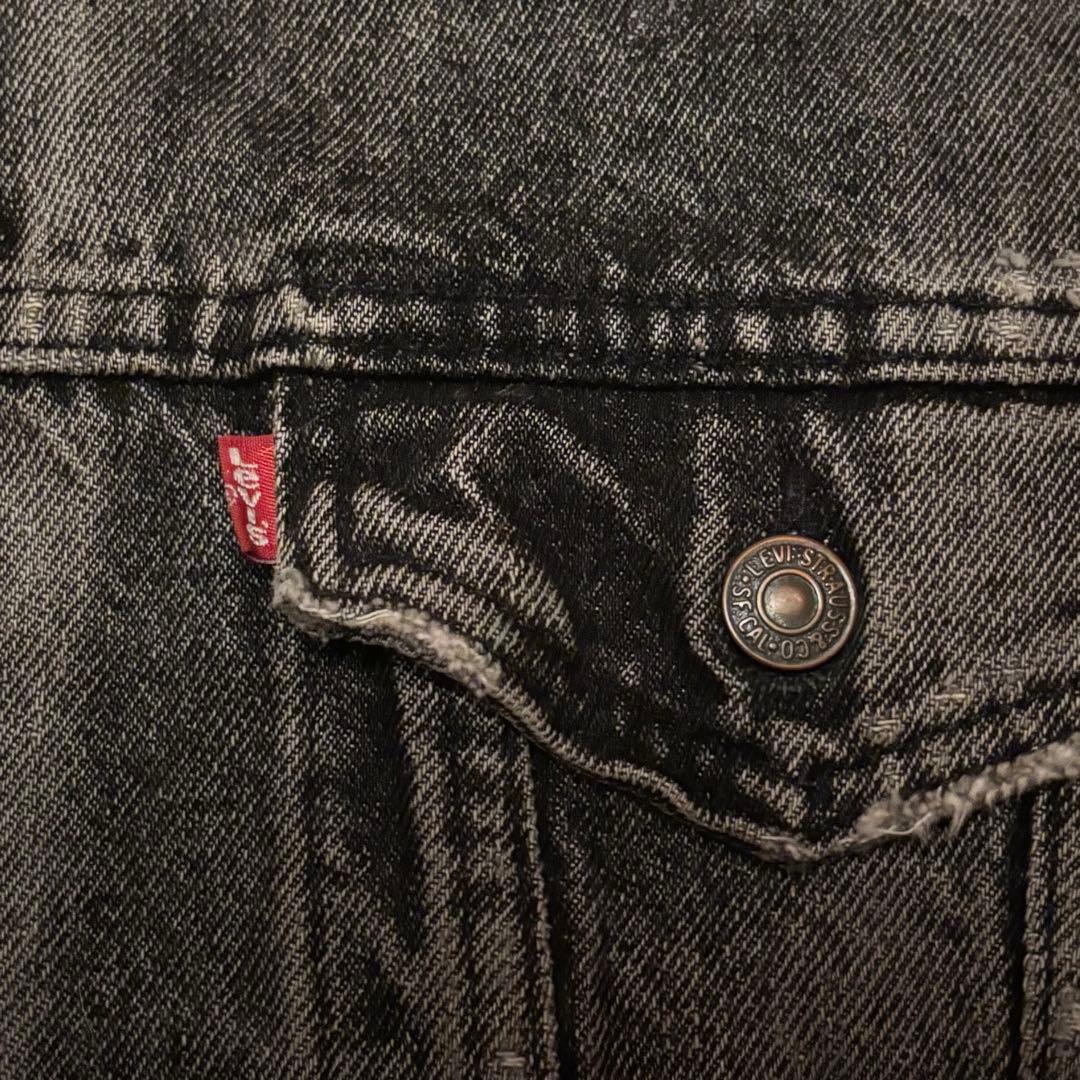 「vintage」 80s Levi's 70507 ブラック デニムジャケット