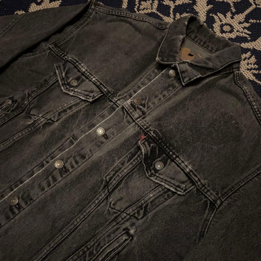 「vintage」 80s Levi's 70507 ブラック デニムジャケット