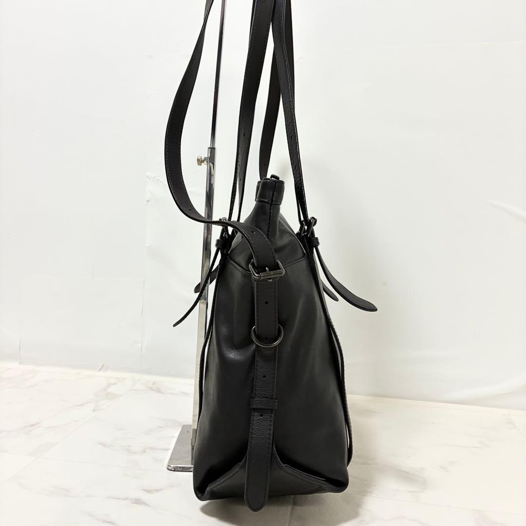 美品✨ パトリックステファン　アトリエ　トートバッグ　2way　ショルダー　黒