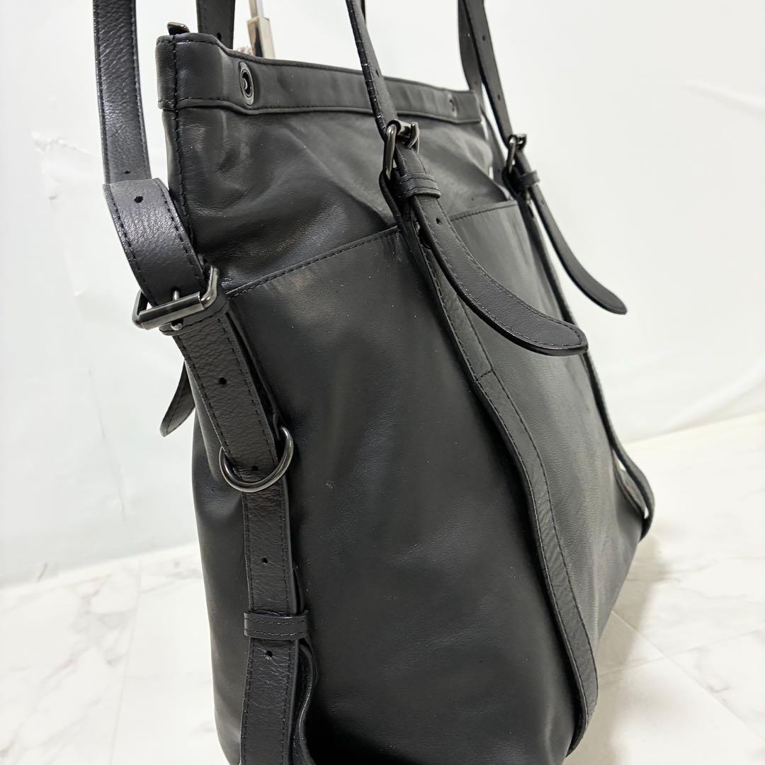 美品✨ パトリックステファン　アトリエ　トートバッグ　2way　ショルダー　黒