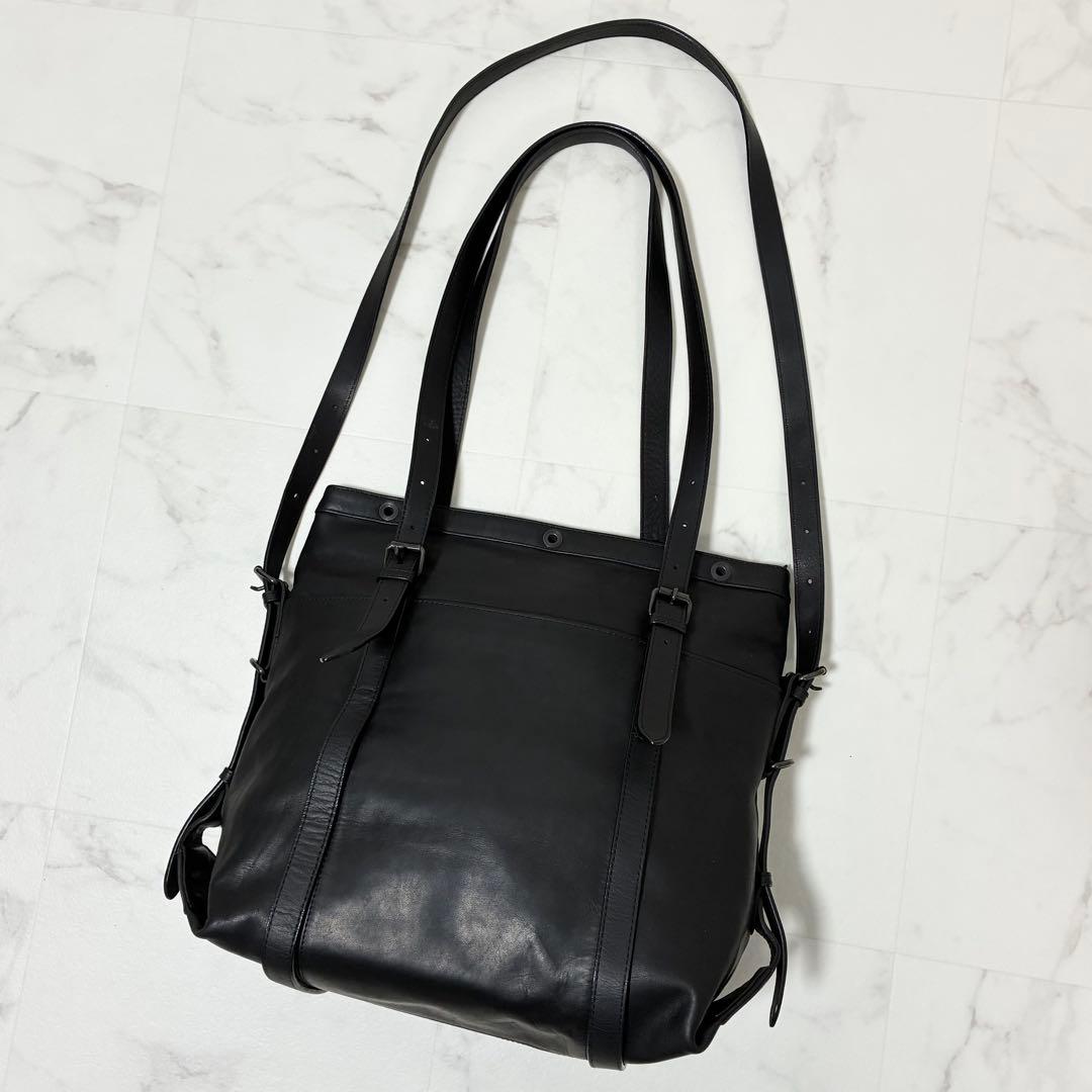 美品✨ パトリックステファン　アトリエ　トートバッグ　2way　ショルダー　黒