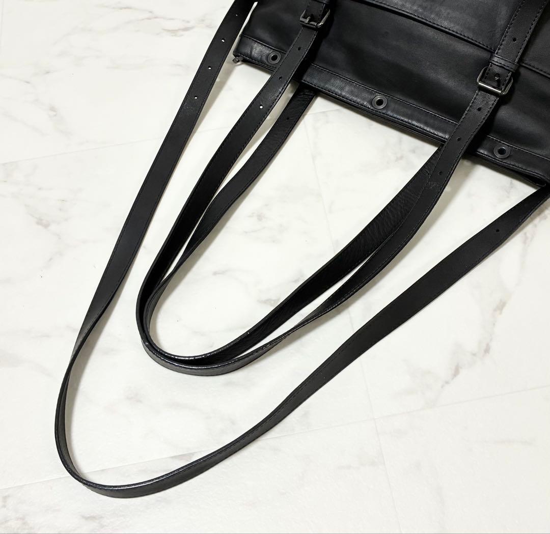 美品✨ パトリックステファン　アトリエ　トートバッグ　2way　ショルダー　黒