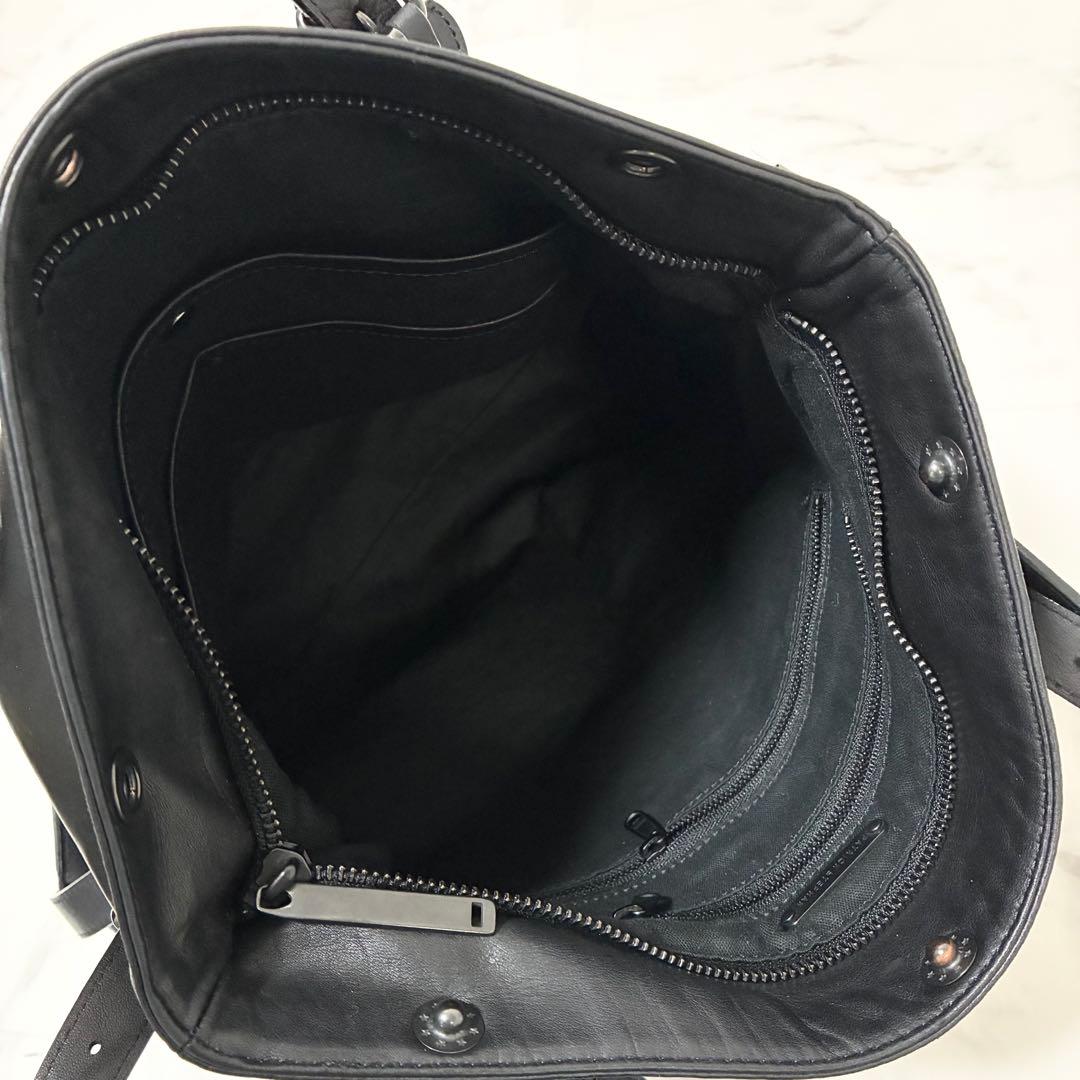 美品✨ パトリックステファン　アトリエ　トートバッグ　2way　ショルダー　黒