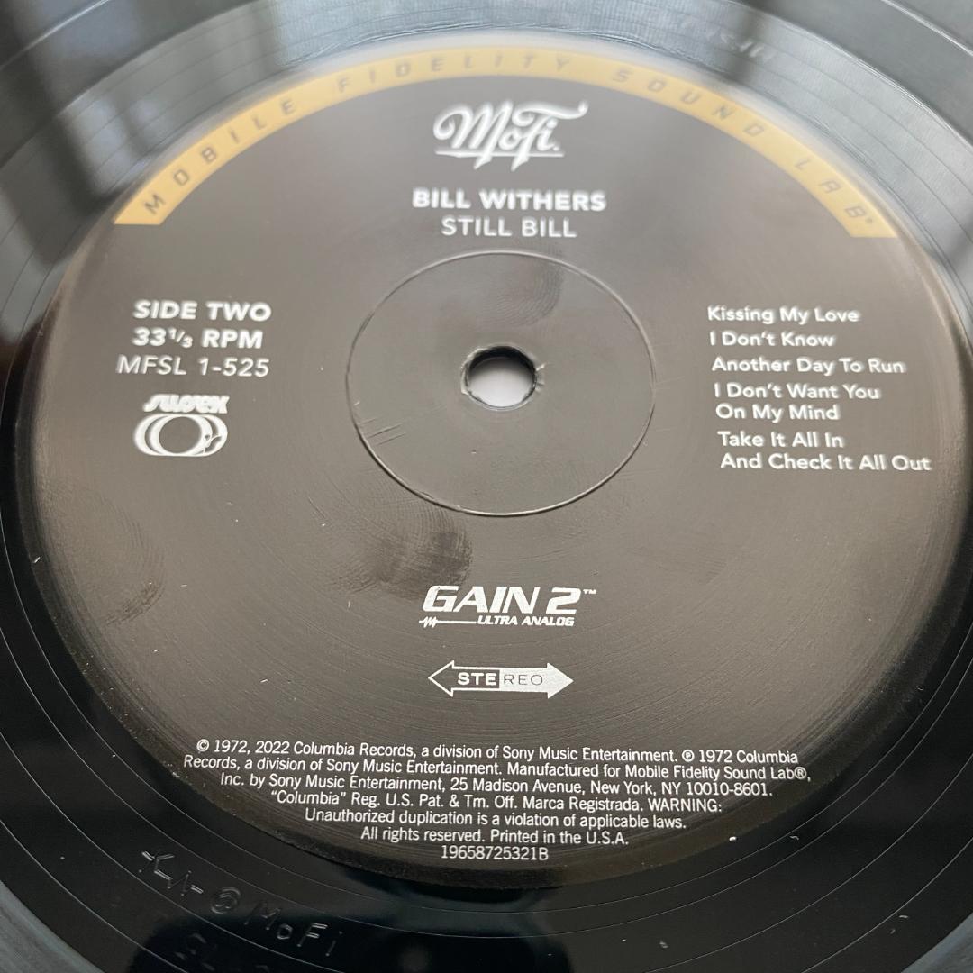 洋楽 LP Bill Withers Still Bill MFSL 1-525