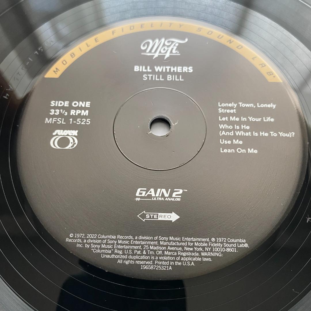 洋楽 LP Bill Withers Still Bill MFSL 1-525