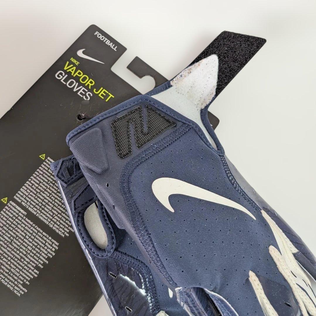 NIKE アメフトグローブ ネイビー 光沢 グリップ力 M