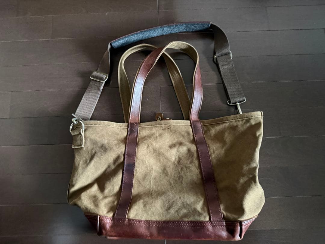 バッグ ARTS&CRAFTS AGING CANVAS 2WAY TOTE