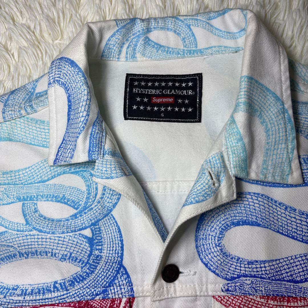 【未使用品】HYSTERIC GLAMOUR × Supreme 長袖シャツ