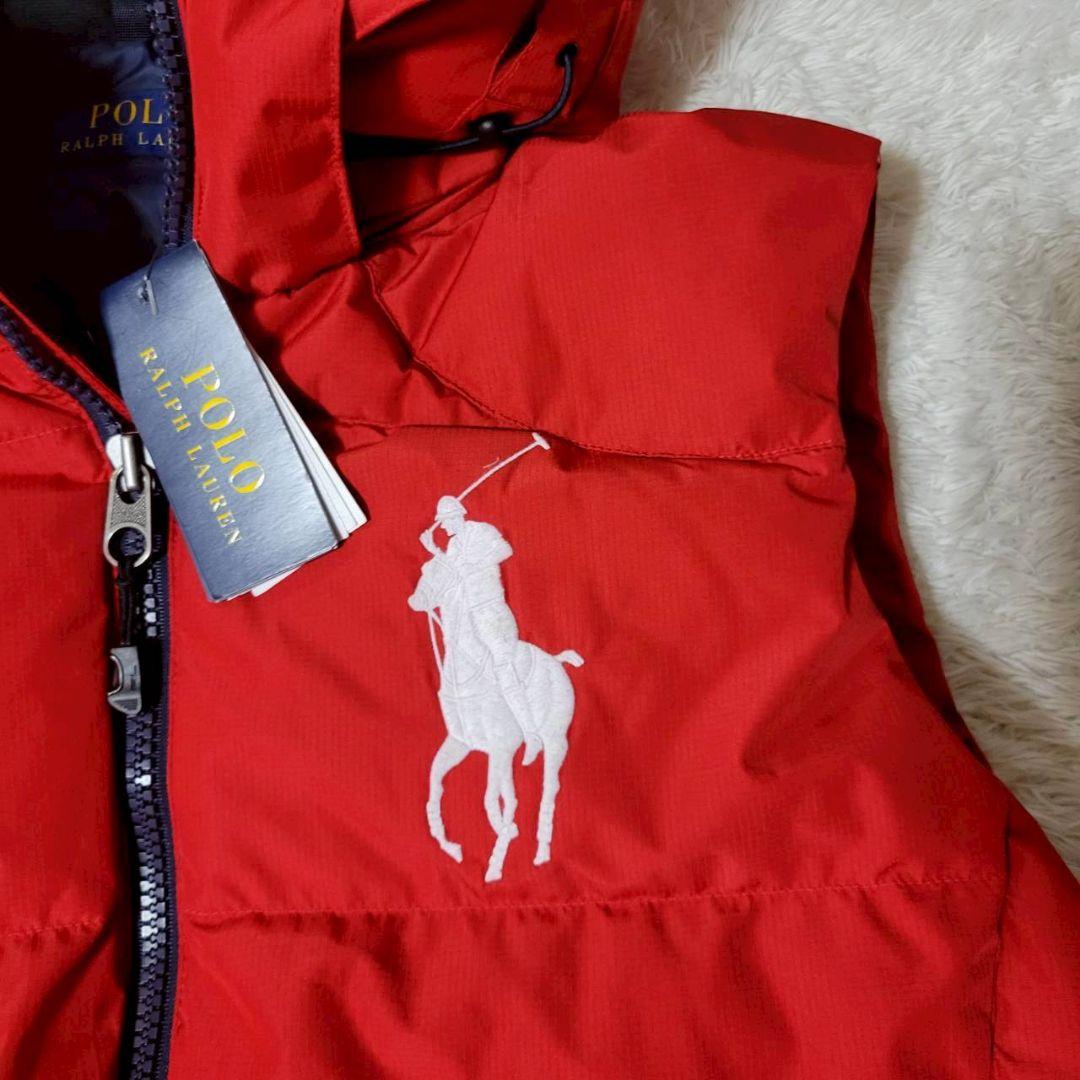 新品未使用品タグ付き✨　POLO　ラルフローレン　ダウンベスト　ビッグポニー　L