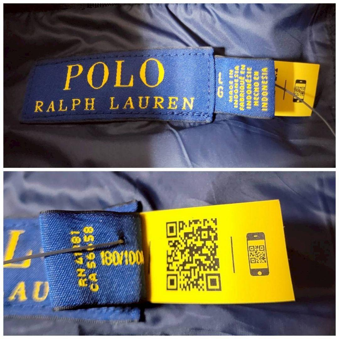 新品未使用品タグ付き✨　POLO　ラルフローレン　ダウンベスト　ビッグポニー　L