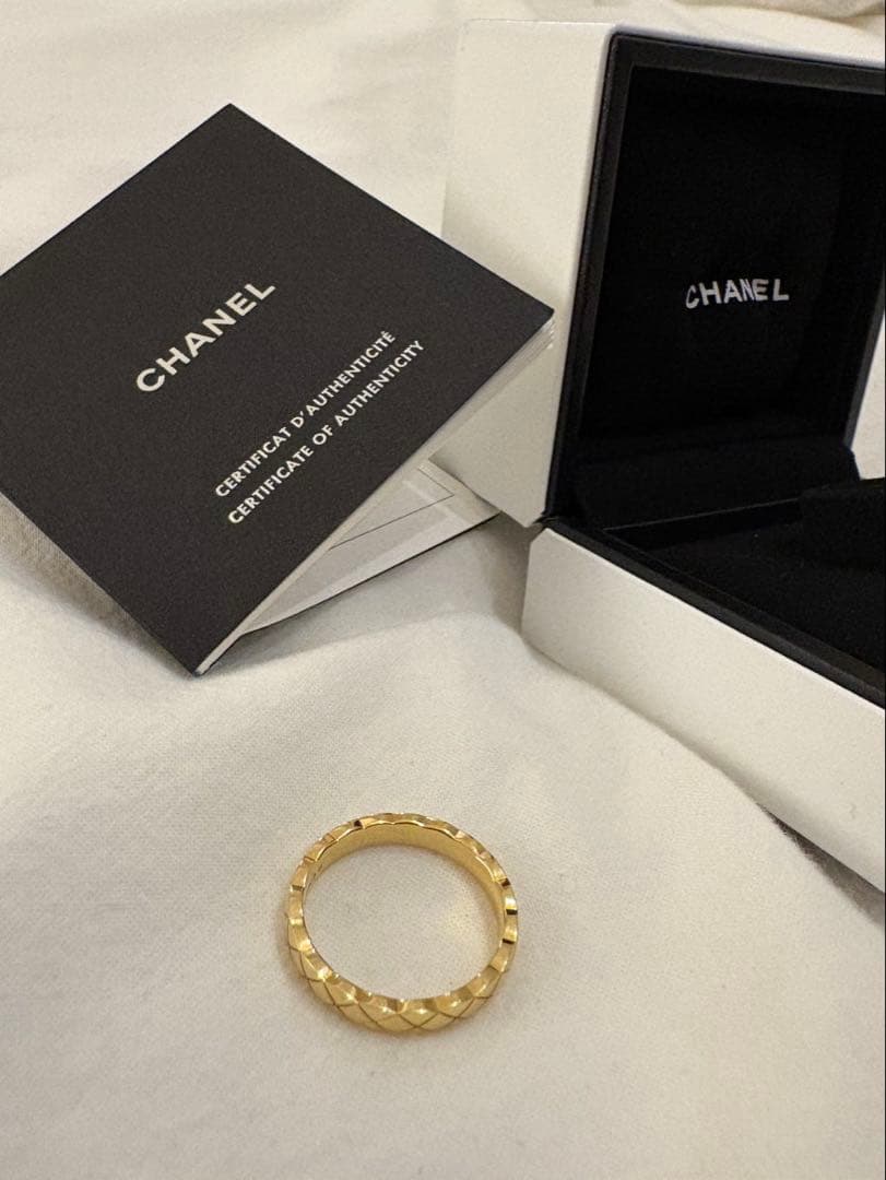 CHANEL / ココクラッシュ リング（18K イエローゴールド ミニモデル）