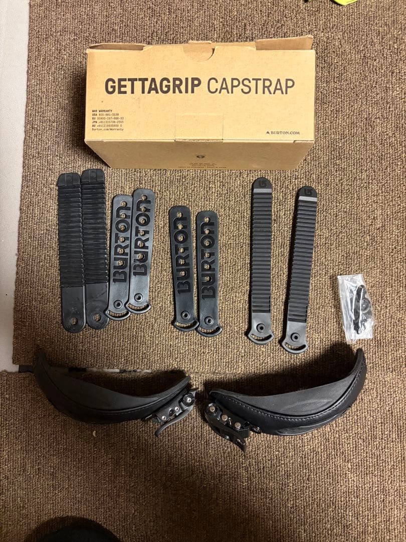 Burton GETTAGRIP CAPSTRAP ブラック　Mサイズ　希少