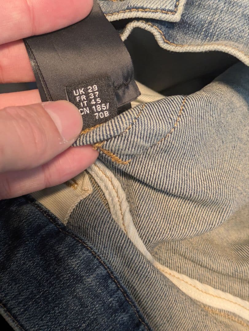 AMIRI　ラインストーン スキニーデニムパンツ　29