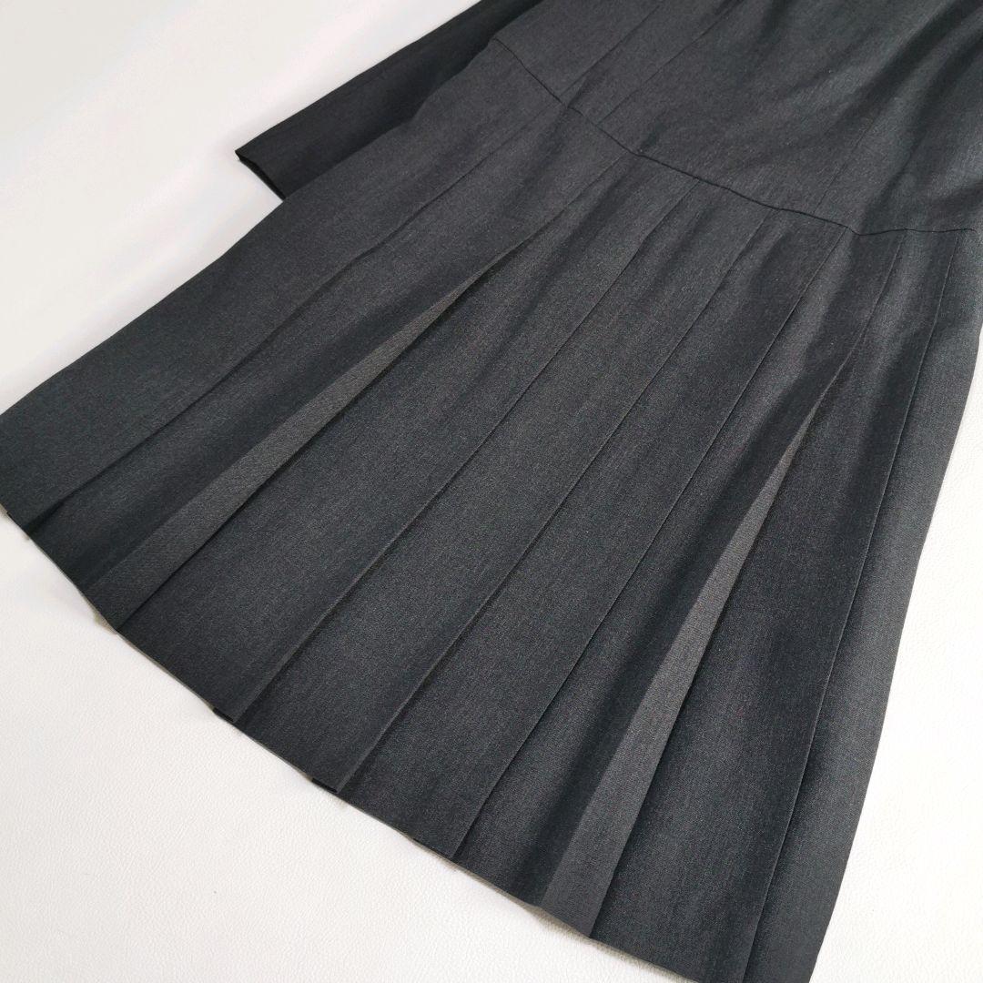 【美品✨】バレンシアガ ロングワンピース プリーツ フレア ウール100% 38
