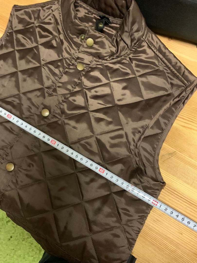 Belstaff ブラウン キルティングダウンベスト