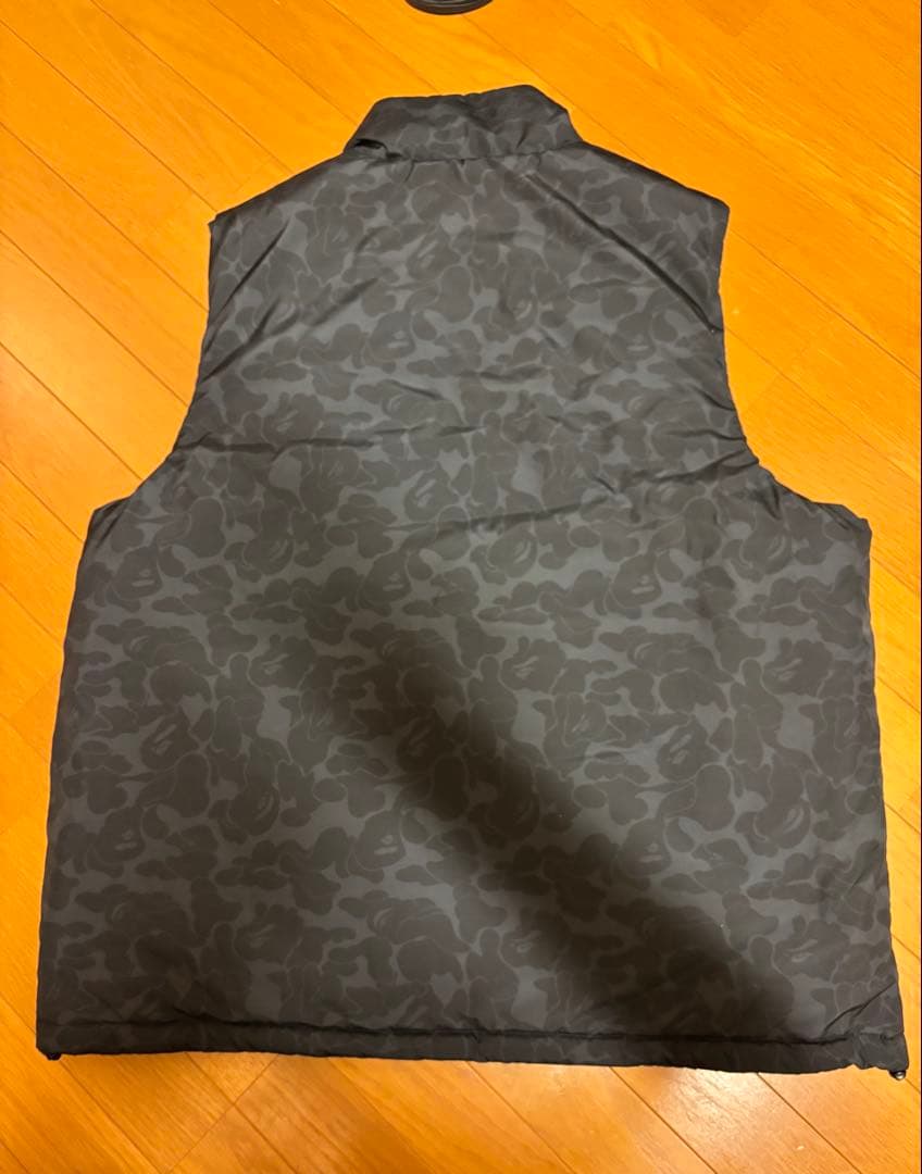 A BATHING APE 迷彩柄 ダウンベスト 2XL