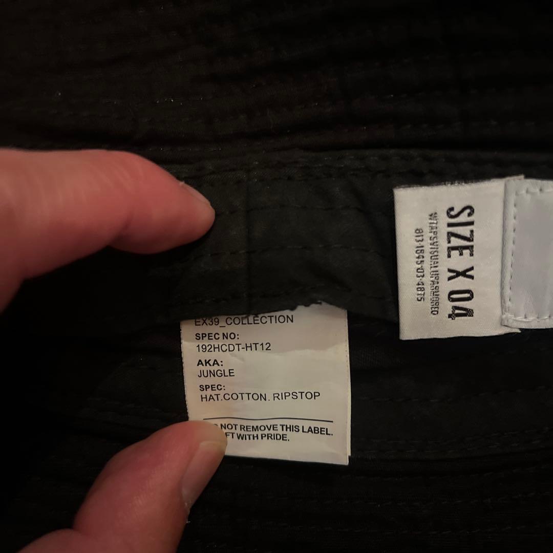 WTAPS ブラック バケットハット XL