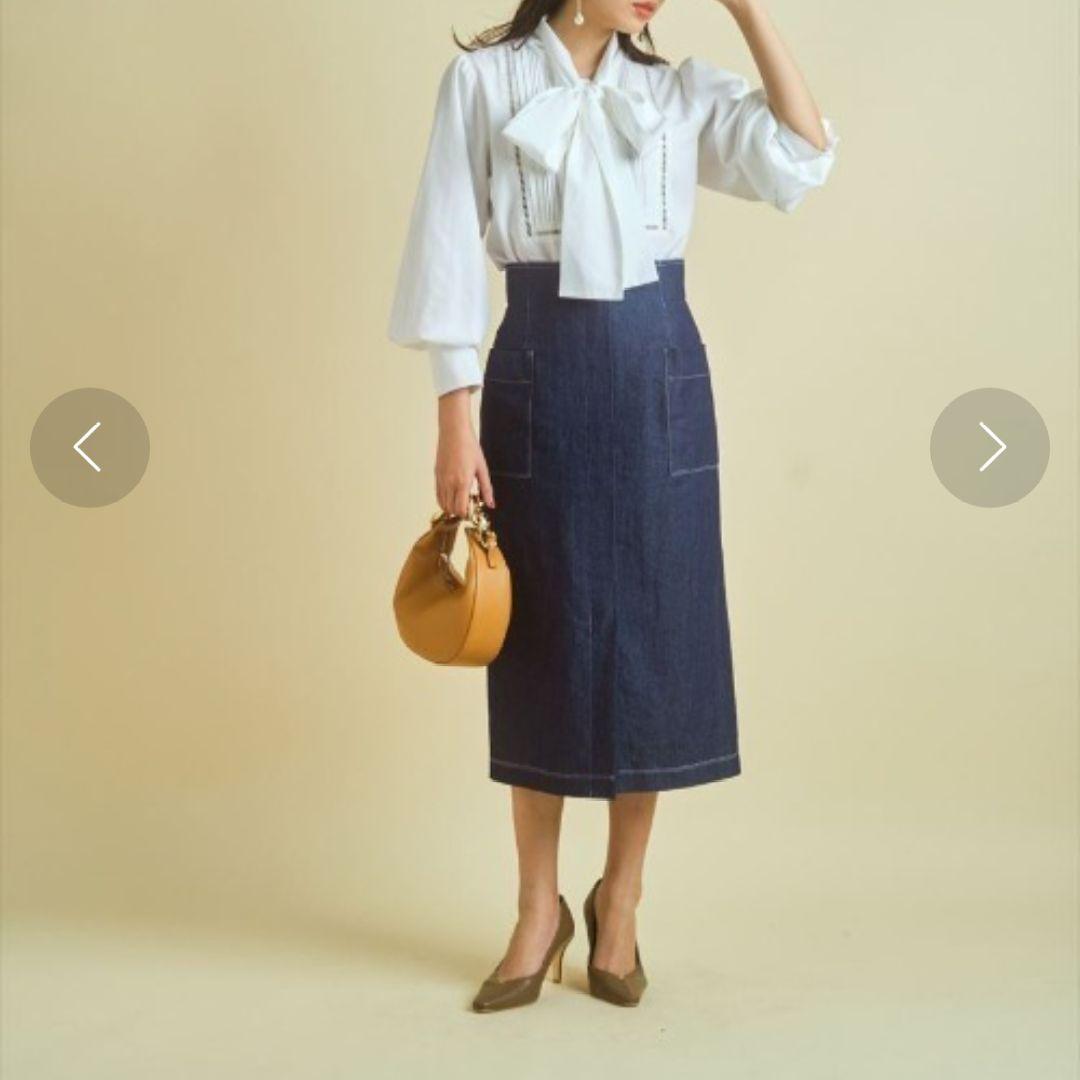 美品✨ジャスグリッティー ボウタイリボンシャツ セレモニー オケージョン