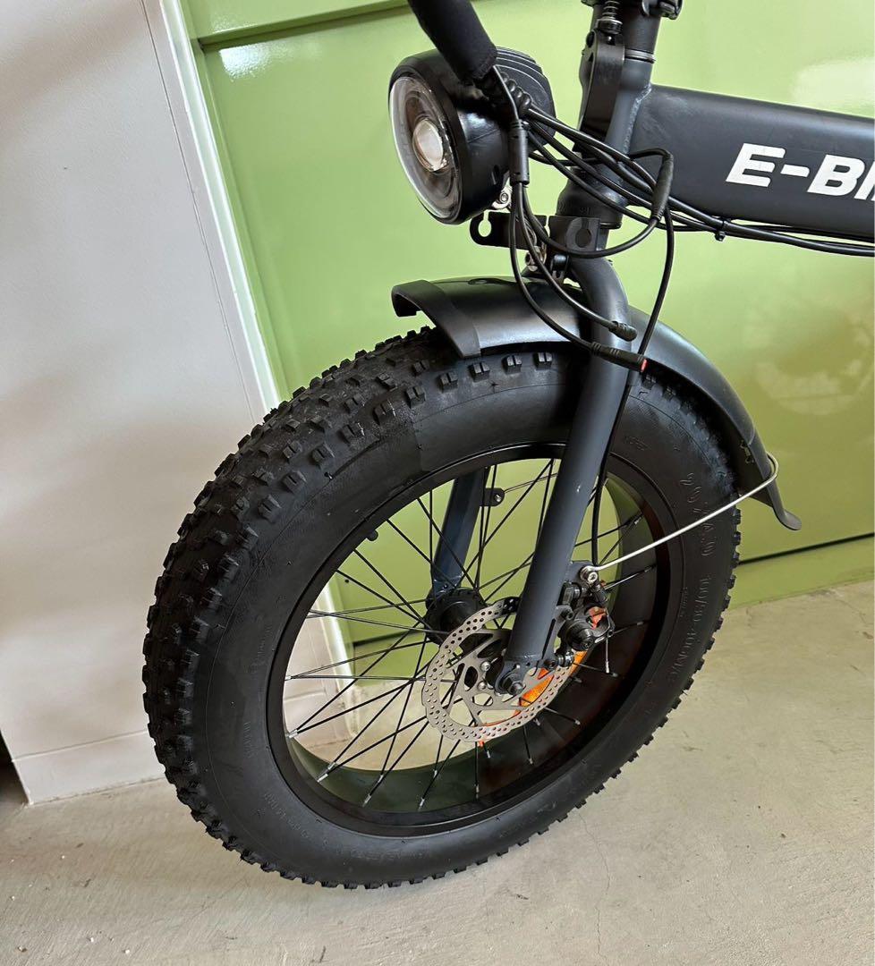 19 ファットバイク20インチ折り畳みビーチクルーザー自転車 F 7段変速