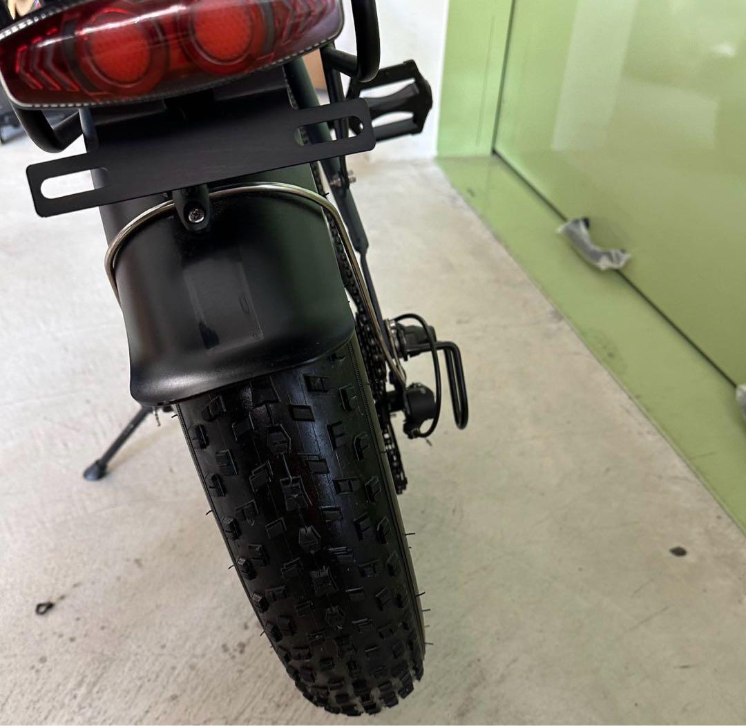 19 ファットバイク20インチ折り畳みビーチクルーザー自転車 F 7段変速