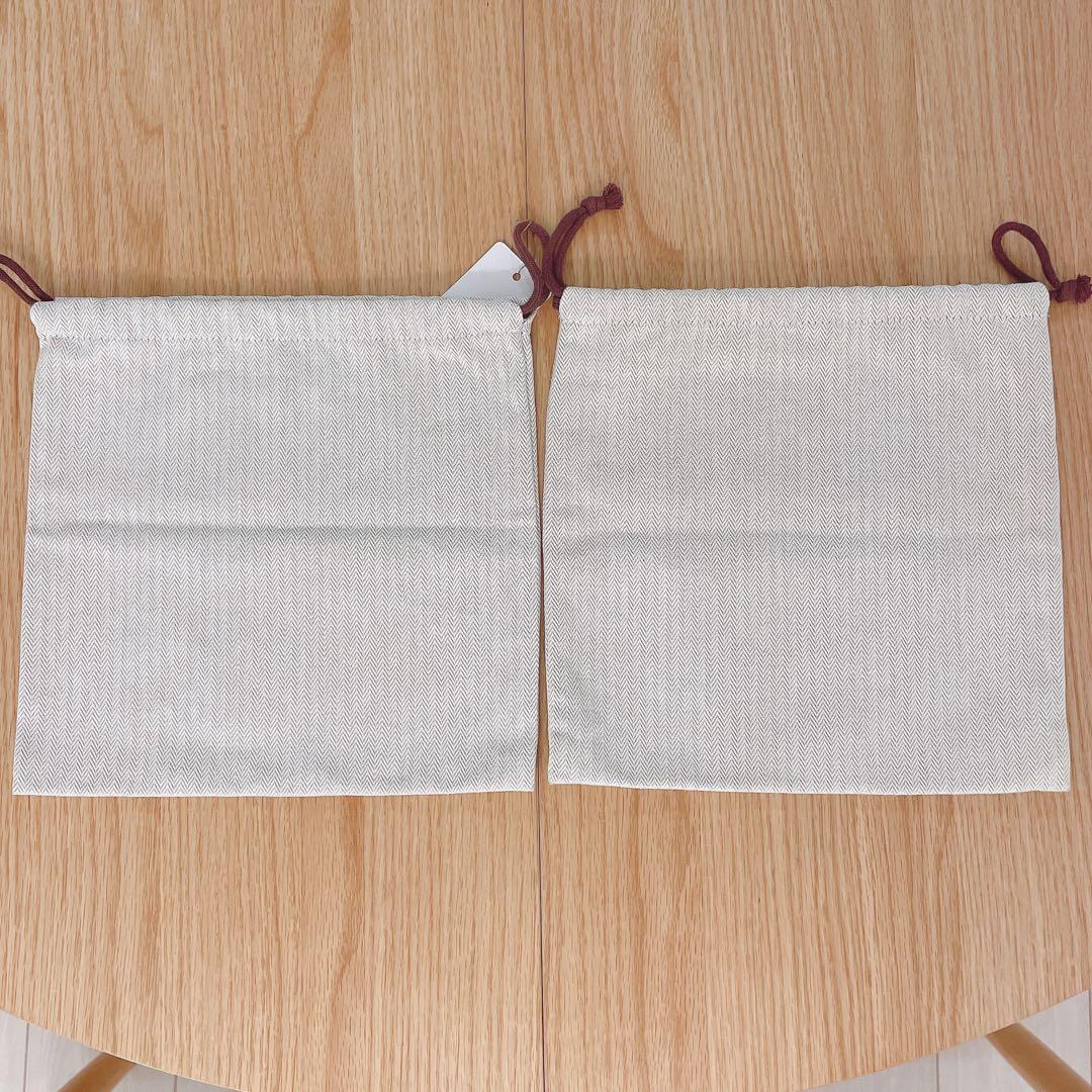 新品　HERMES 保存袋　24×24cm 紙タグ付