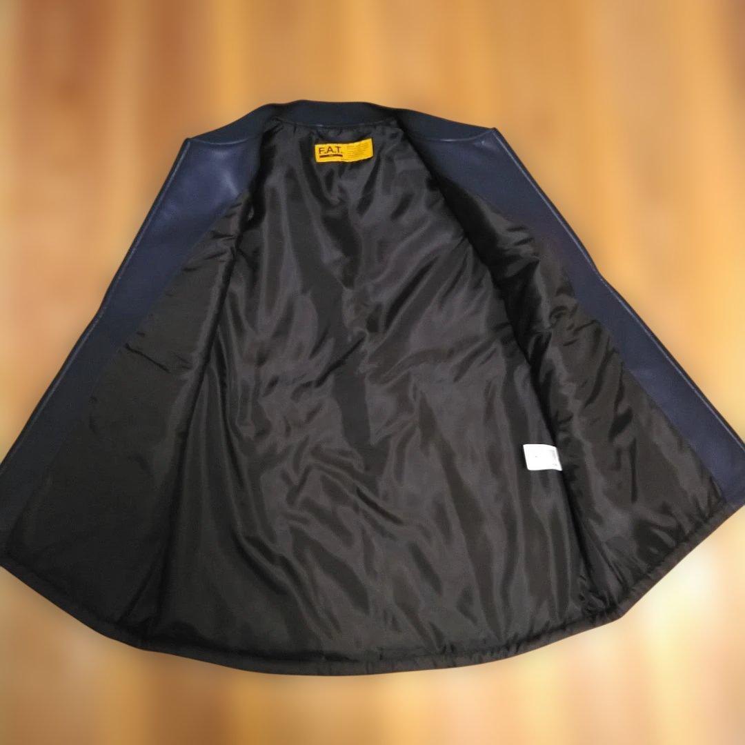 F.A.T. ネイビー ジップベスト　FATサイズ