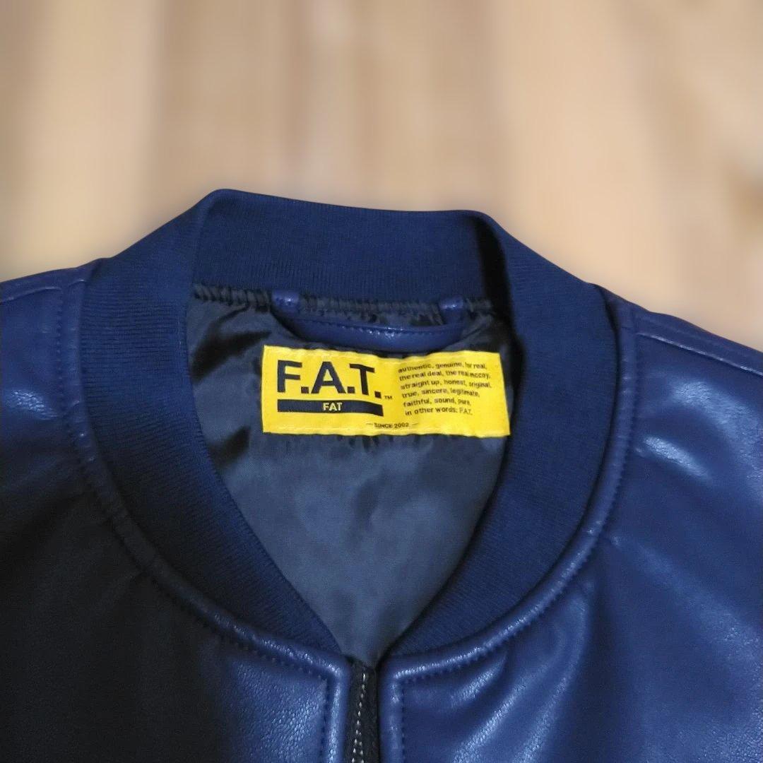 F.A.T. ネイビー ジップベスト　FATサイズ