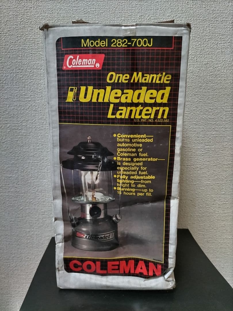 coleman one mantle unleaded lantern 91年製